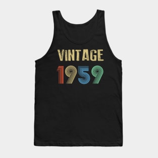 Vintage 1959 Birthday Tank Top